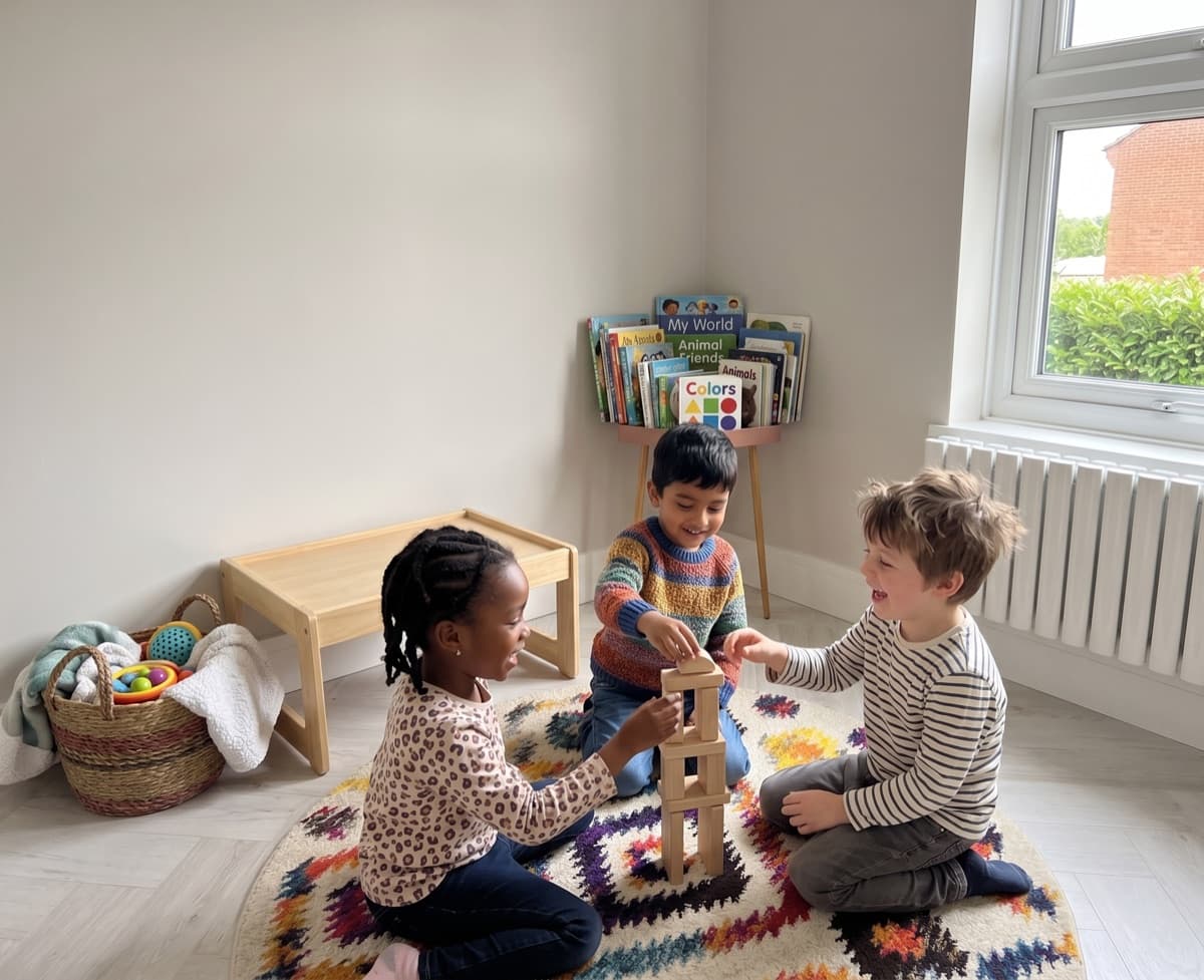 Children playing together at YCN Colney Home — a warm, safe residential environment in Dartford, Kent