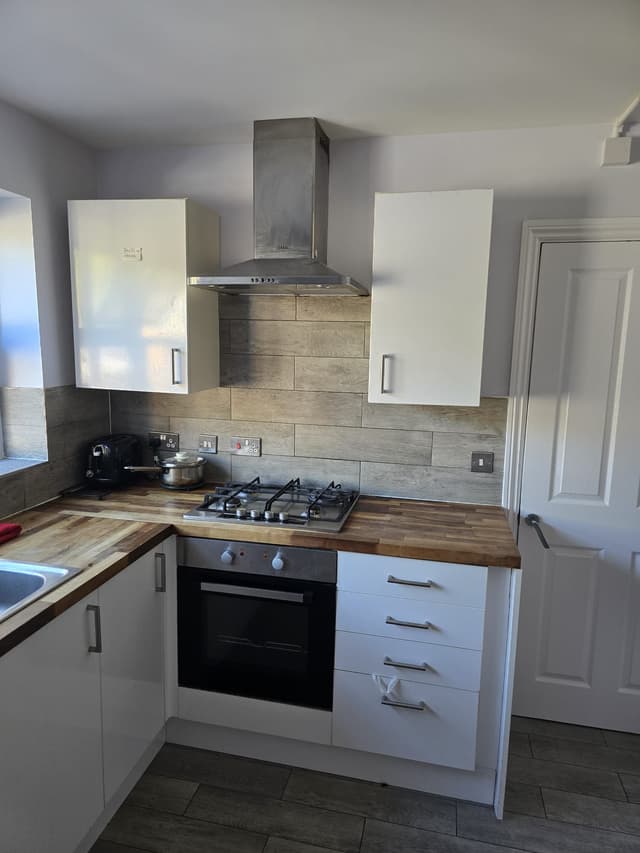 Supported accommodation bedroom — private, comfortable space for young people