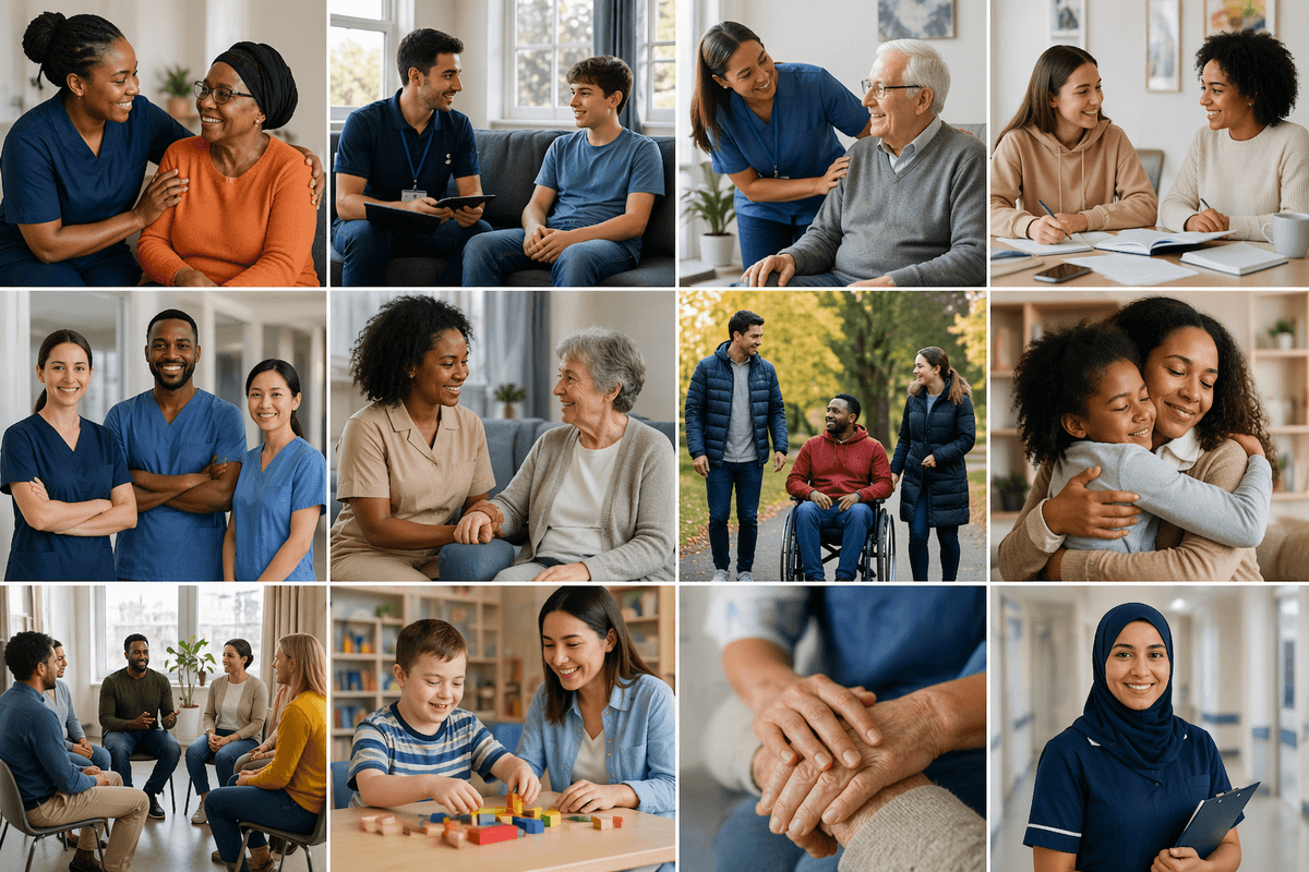 Your Care Nursing team — diverse, experienced professionals providing care across Kent and London